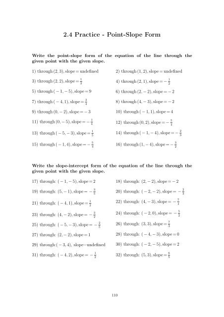 Beginning and Intermediate Algebra - Wallace Math Courses ...