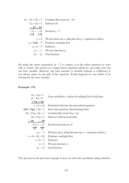 Beginning and Intermediate Algebra - Wallace Math Courses ...