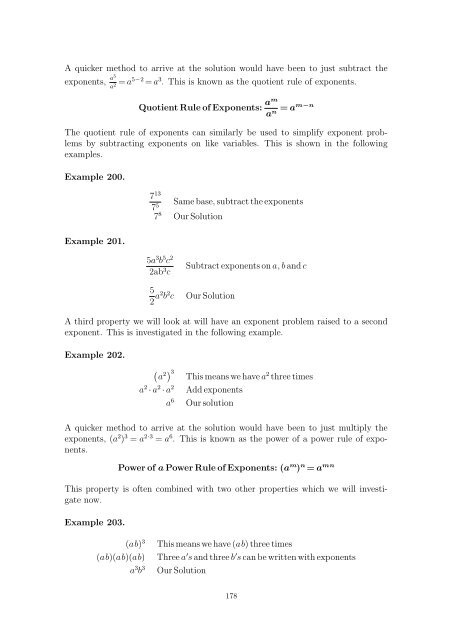 Beginning and Intermediate Algebra - Wallace Math Courses ...