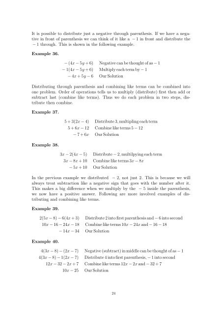 Beginning and Intermediate Algebra - Wallace Math Courses ...