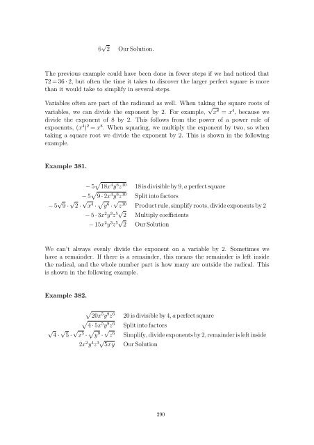 Beginning and Intermediate Algebra - Wallace Math Courses ...