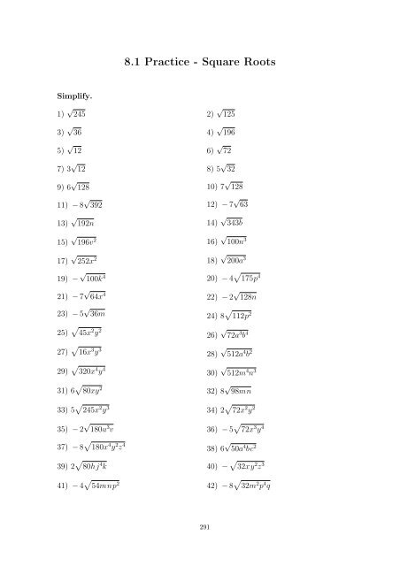 Beginning and Intermediate Algebra - Wallace Math Courses ...