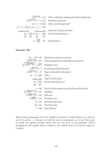 Beginning and Intermediate Algebra - Wallace Math Courses ...