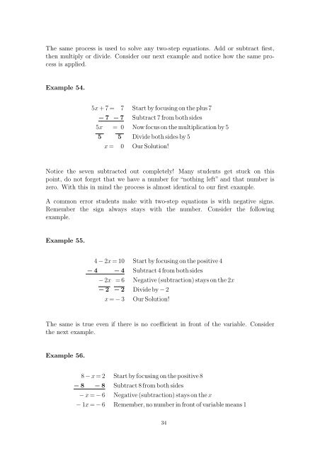 Beginning and Intermediate Algebra - Wallace Math Courses ...