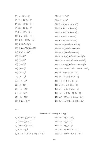 Beginning and Intermediate Algebra - Wallace Math Courses ...