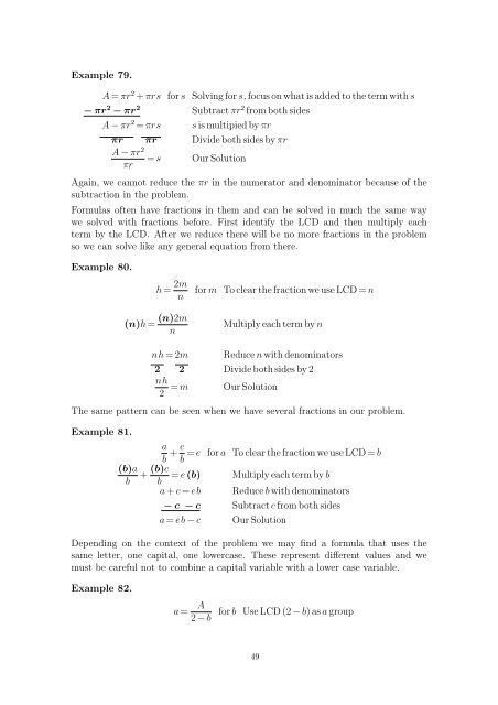 Beginning and Intermediate Algebra - Wallace Math Courses ...