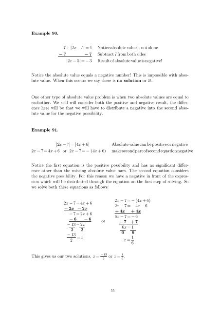 Beginning and Intermediate Algebra - Wallace Math Courses ...