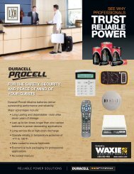 Duracell Hospitality Sell Sheet- WAXIE.indd