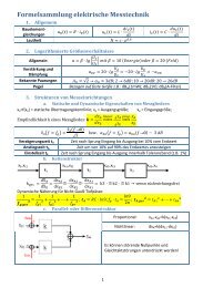 Formelsammlung elektrische Messtechnik - EIT Board