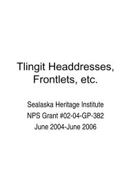 Tlingit Headdresses, Frontlets, etc. - Sealaska Heritage Institute