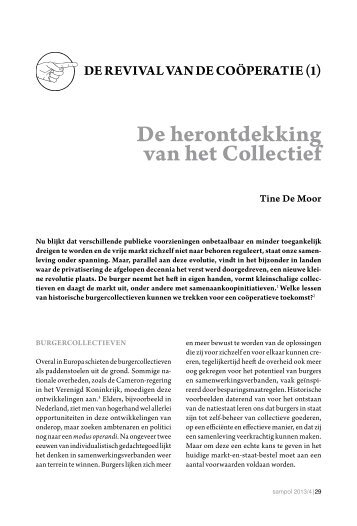 De herontdekking van het Collectief - Partner - Universiteit Utrecht