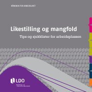 Likestilling og mangfold - Likestillings- og diskrimineringsombudet