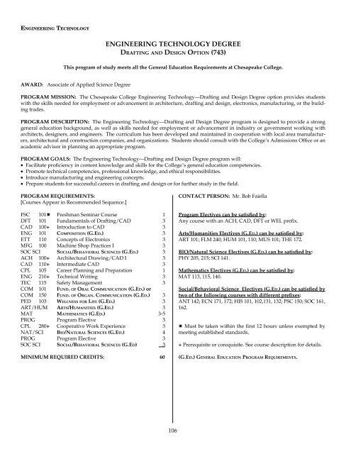 Academic Calendar 2011-2012 - Chesapeake College