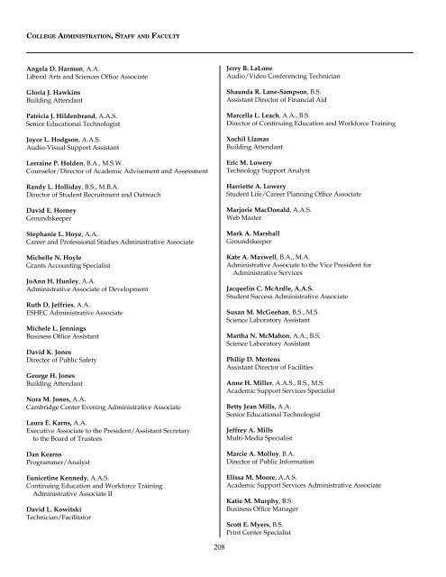 Academic Calendar 2011-2012 - Chesapeake College