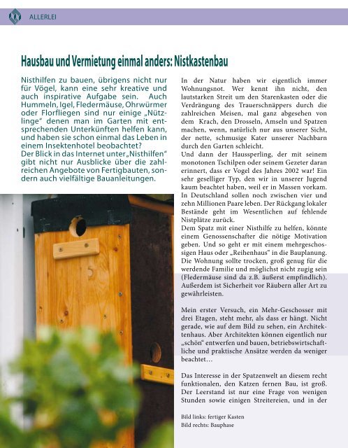 Sommer 2009 Zeitung der - Wohnungsbau-Genossenschaft Kiel-Ost ...