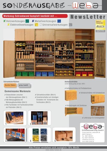 Didacta Newsletter Schränke 4 Seiter 090208.indd - WeBa