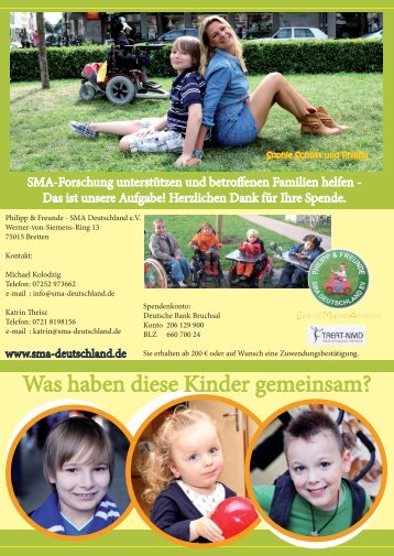 SMA-Flyer - Deutschen Muskelstiftung