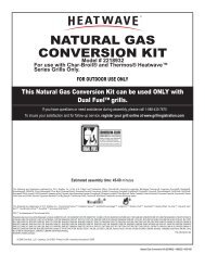 NATURAL GAS CONVERSION KIT - Char-Broil Grills