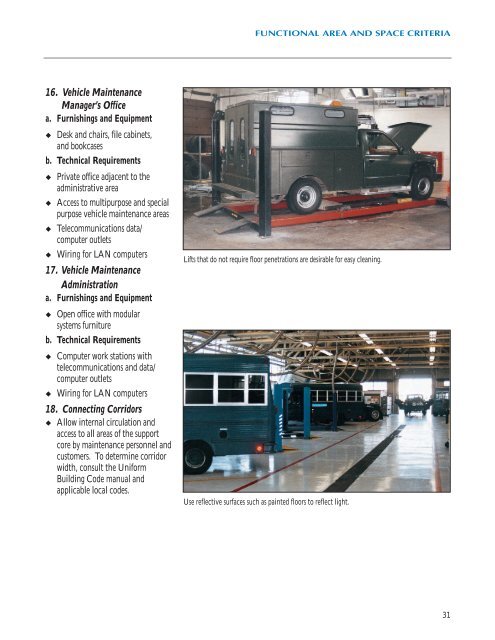 Vehicle Operations and Vehicle Maintenance Facilities Design Guide