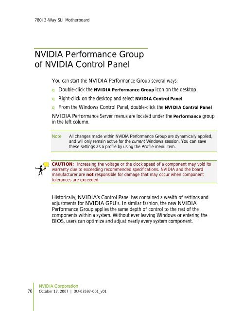 NVIDIA nForce 780i SLI Motherboard - PNY