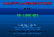 Coal Policy in the Philippines - Expert Group on Clean Fossil Energy