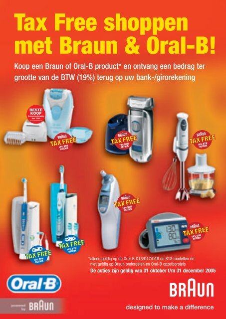 Tax Free shoppen met Braun \u0026amp; Oral-B! - Wehkamp.nl