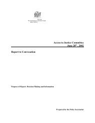 Access to Justice Committee Report - The Law Society of Upper ...