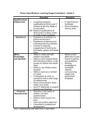 Grade 2 Job Description and Person Specification