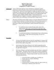 Policy and Procedures Assignment or Transfer of Leases