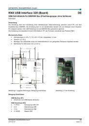 KNX USB Interface 320 (Board) DE - Weinzierl Engineering GmbH