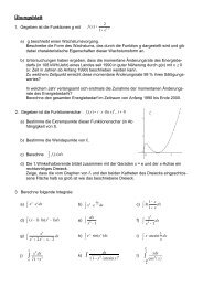 Übungsblatt Wachstum Integralrechnung mit Lösungen
