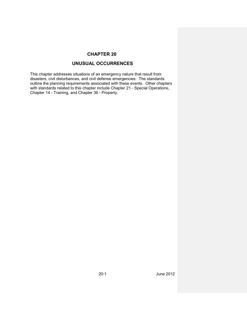 CFA Standards Manual Fourth Edition - Okaloosa County Sheriff's ...