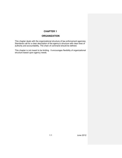 CFA Standards Manual Fourth Edition - Okaloosa County Sheriff's ...
