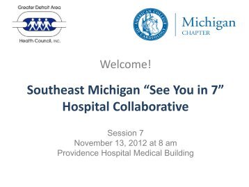 Session 7 Slides - Greater Detroit Area Health Council