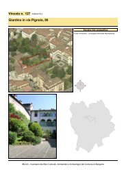 Giardino in via Pignolo, 80 - Geo-Portale del Comune di Bergamo