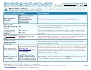 PlatinumPlus Non-Standard (P6): MetroPlus Health Plan