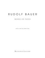 Rudolf Bauer: Works on Paper (catalogue text) - Weinstein Gallery