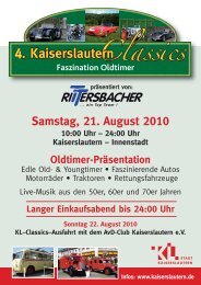 Kaiserslautern Classics Faszination Oldtimer