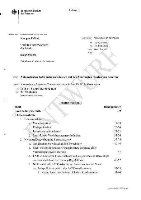 2015-06-26-Automatischer-Informationsaustausch-mit-USA-Anwendungsfragen-FATCA-Abkommen