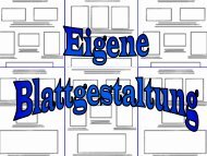 Blattgestaltung