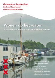 Wonen op het Water, informatie over woonboten in ... - Stadsdeel Zuid