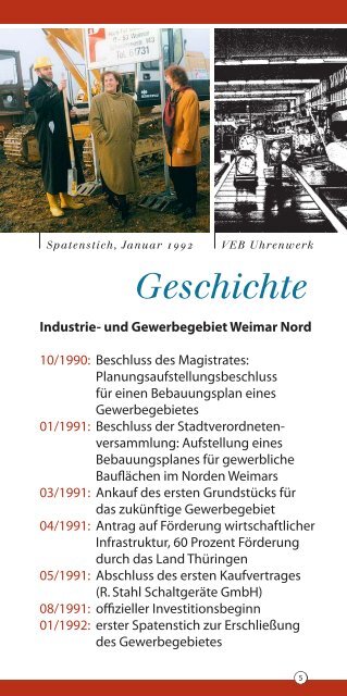 Industrie Gewerbe Gebiet Weimar Nord Firmen- Wegweiser