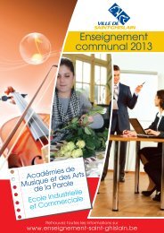 Voir la brochure 2013-2014 - Saint-Ghislain