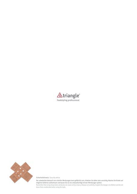 Triangle Gesamtkatalog 2012/2013 - Welt-der-Messer.ch