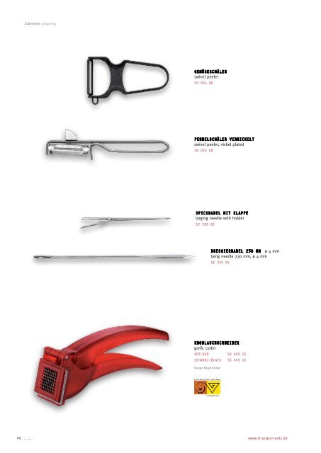 Triangle Gesamtkatalog 2012/2013 - Welt-der-Messer.ch