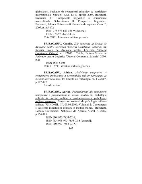 catalog adrese web - biblioteca universitara - Universitatea ...