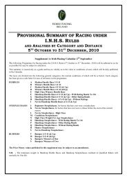 I.N.H.S. RULES - Horse Racing Ireland