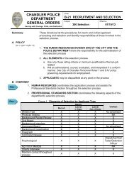 Download General Order - Chandler Police Department