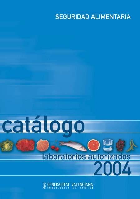 laboratorios autorizados 2004 catÃ¡logo GENERALITAT VALENCIANA
