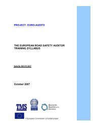 EURO-AUDITS THE EUROPEAN ROAD SAFETY AUDITOR ...